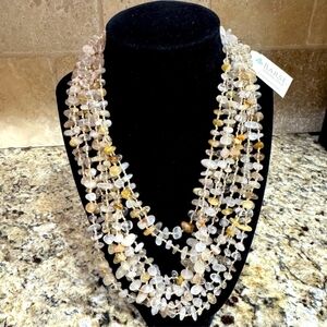 Studio Barse Multi Strand Quartz Necklace